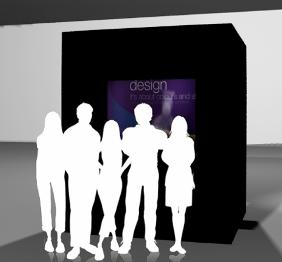 Black Box display 3D x dimensioni umane