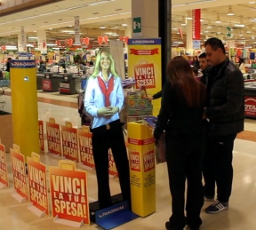 Virtual Hostess promo Supermarket